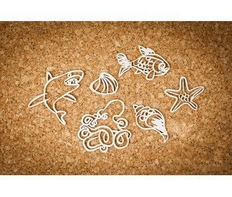 Καρχαρίας και χταπόδι 6τεμ Καρχαρίας και χταπόδι 6τεμ