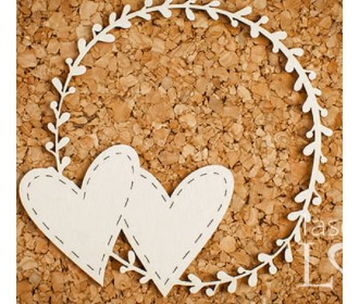 Καρδιά Γιρλαντα 7cm Καρδιά Γιρλαντα 7cm