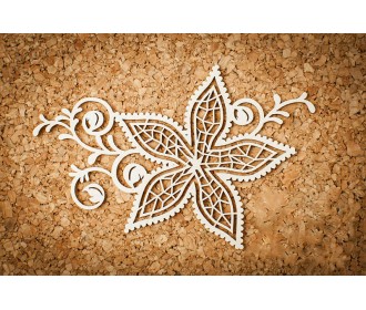 Περίτεχνο λουλούδι 1τεμ Περίτεχνο λουλούδι 1τεμ