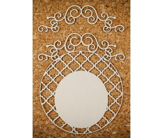 Στρογγυλό με πλέγμα και μπορντούρα 2τεμ  Στρογγυλό με πλέγμα και μπορντούρα 2τεμ