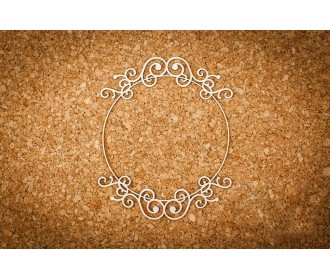 Στρογγυλό πλαίσιο vintage  1τεμ Στρογγυλό πλαίσιο vintage  1τεμ