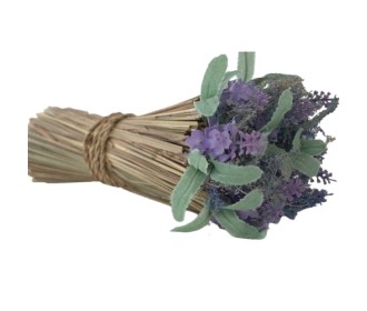 ΜΑΤΣΟ ΤΕΧΝΗΤΕΣ ΛΕΒΑΝΤΕΣ ΜΕ ΚΑΛΑΜΑΚΙΑ & ΣΧΟΙΝΙ 20X13CM LILAC