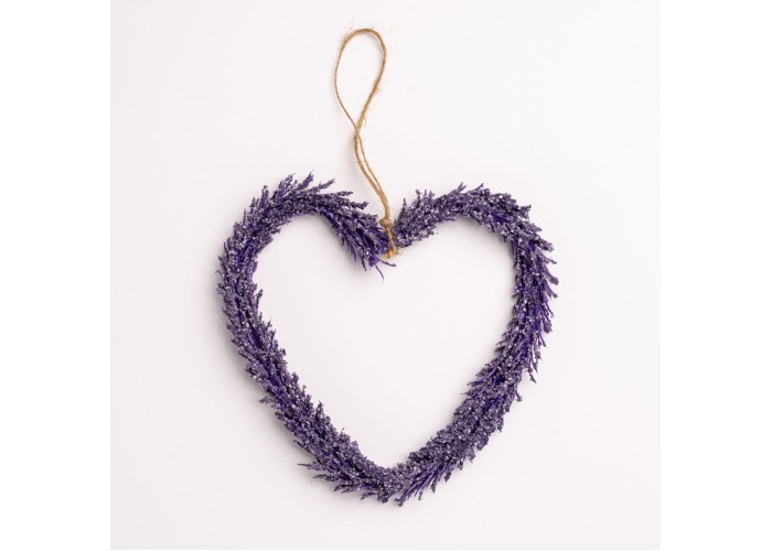 ΚΑΡΔΙΑ ΤΕΧΝΗΤΗ ΛΕΒΑΝΤΑ 17X17CM LILAC ΚΑΡΔΙΑ ΤΕΧΝΗΤΗ ΛΕΒΑΝΤΑ 17X17CM LILAC