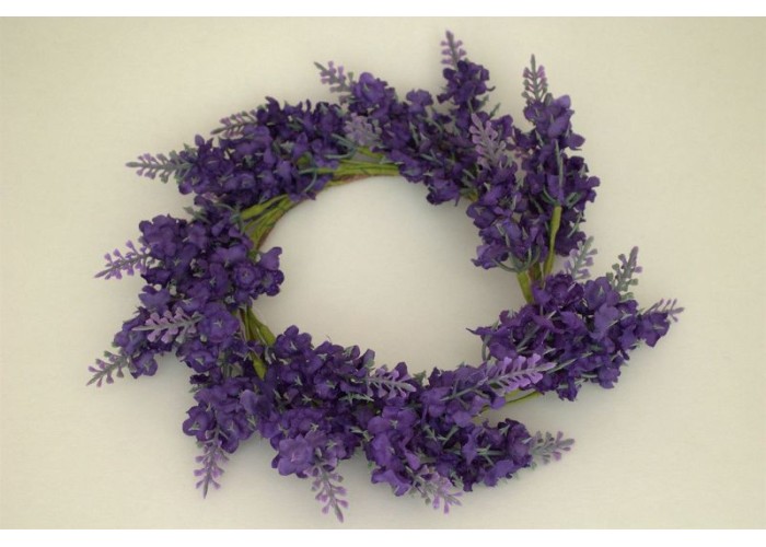 ΣΤΕΦΑΝΙ ΛΕΒΑΝΤΑΣ 12X12CM MAUVE