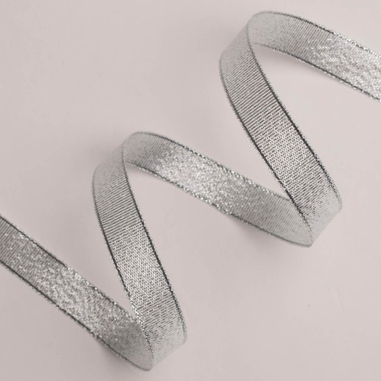 ΚΟΡΔΕΛΑ LUREX 15ΜΜΧ25ΜΕΤ SILVER MET ΚΟΡΔΕΛΑ LUREX 15ΜΜΧ25ΜΕΤ SILVER MET