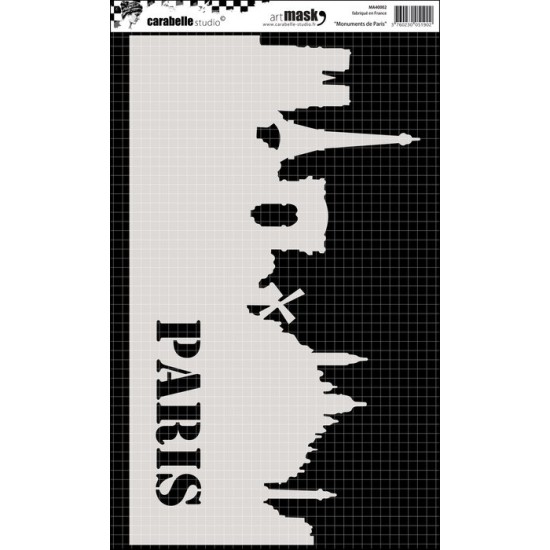 Στένσιλ Monuments Of Paris 16x28cm