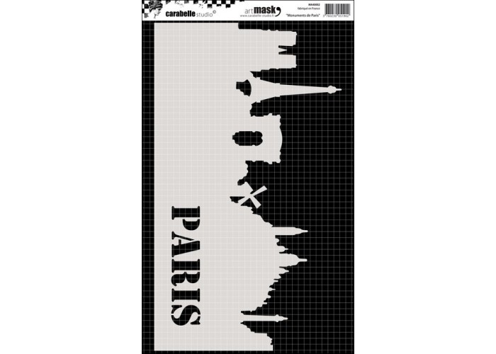 Στένσιλ Monuments Of Paris 16x28cm Στένσιλ Monuments Of Paris 16x28cm
