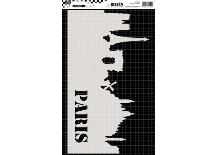 Στένσιλ Monuments Of Paris 16x28cm