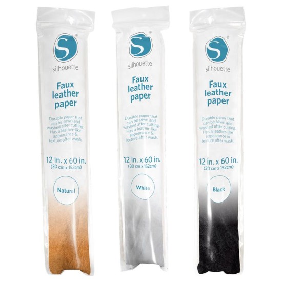 Faux Leather Paper white Faux Leather Paper white