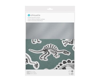 Αυτοκόλλητα φύλλα Brushed Metallic Silver (Εκτυπώσιμα) Αυτοκόλλητα φύλλα Brushed Metallic Silver (Εκτυπώσιμα)