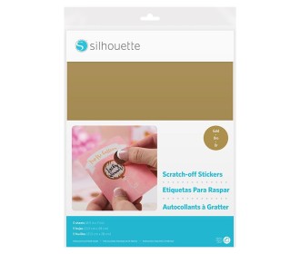 SCRATCH-OFF STICKER - GOLD 5/pk SCRATCH-OFF STICKER - GOLD 5/pk
