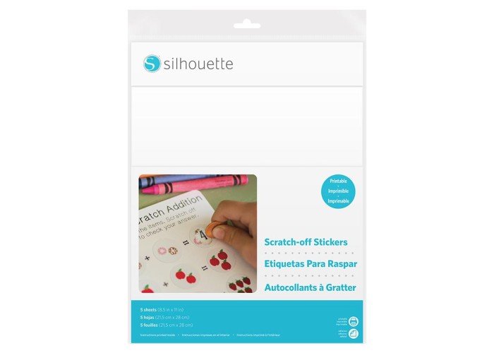 SCHRATCH-OFF STICKER SHEETS - PRINTABLE