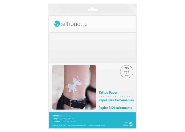 Προσωρινό Tattoo Paper - Λευκό Προσωρινό Tattoo Paper - Λευκό