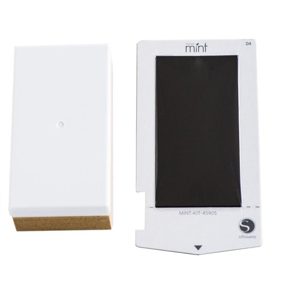 Σετ κατασκευής σφραγίδας για το Silhouette Mint - 45mm x 90mm (φύλλο και βάση) Σετ κατασκευής σφραγίδας για το Silhouette Mint - 45mm x 90mm (φύλλο και βάση)