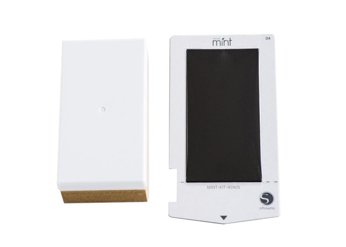 Σετ κατασκευής σφραγίδας για το Silhouette Mint - 45mm x 90mm (φύλλο και βάση) Σετ κατασκευής σφραγίδας για το Silhouette Mint - 45mm x 90mm (φύλλο και βάση)