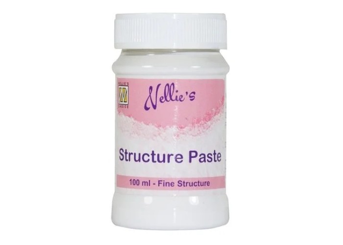 Nellie's Choice • Paste and Snow Structure Paste 100 ml Whit Nellie's Choice • Paste and Snow Structure Paste 100 ml Whit