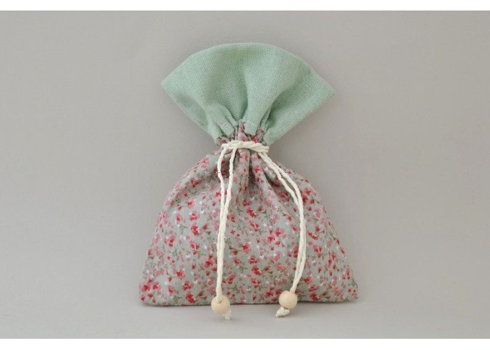 ΠΟΥΓΚΙΑ ΥΦΑΣΜA ΠΕΡΛΑ 17X12,5CM FLOWER FUSCHIA
