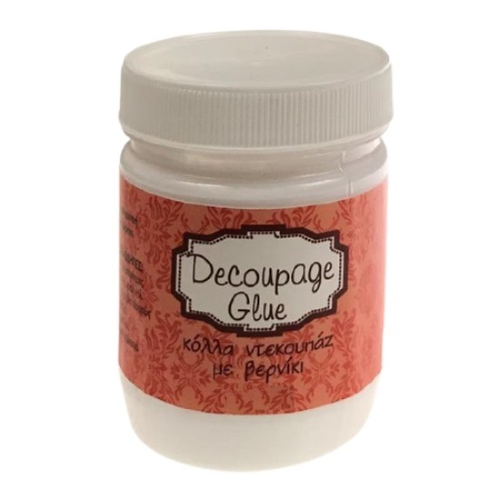 ΚΟΛΛΑ DECOUPAGE ΜΕ ΒΕΡΝΙΚΙ 200ml ΚΟΛΛΑ DECOUPAGE ΜΕ ΒΕΡΝΙΚΙ 200ml