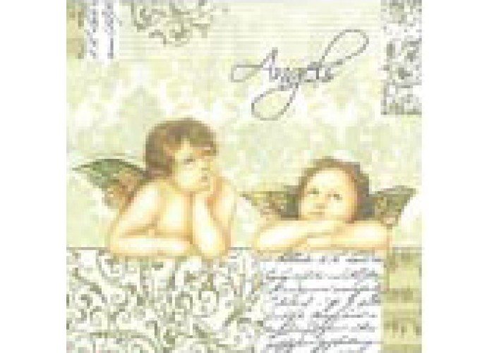 Χαρτοπετσέτα decoupage 33X33 angels Χαρτοπετσέτα decoupage 33X33 angels