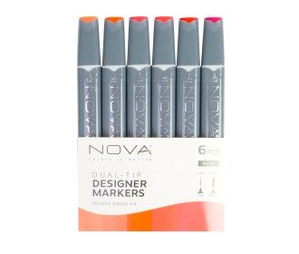 Sketch Markers άριστης ποιότητας 6τεμ Reds Sketch Markers άριστης ποιότητας 6τεμ Reds