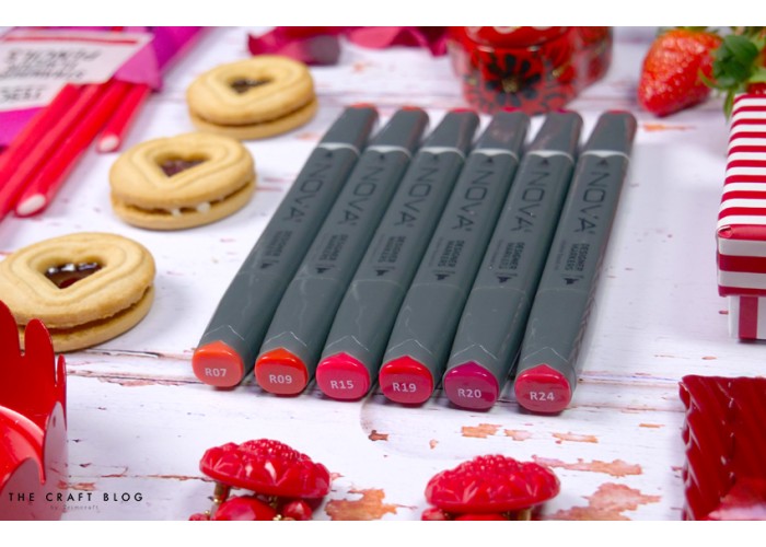 Sketch Markers άριστης ποιότητας 6τεμ Reds Sketch Markers άριστης ποιότητας 6τεμ Reds