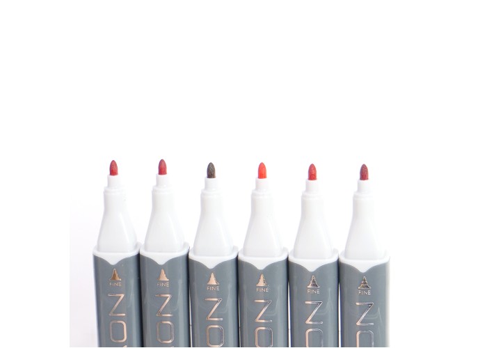 Sketch Markers άριστης ποιότητας 6τεμ Reds Sketch Markers άριστης ποιότητας 6τεμ Reds