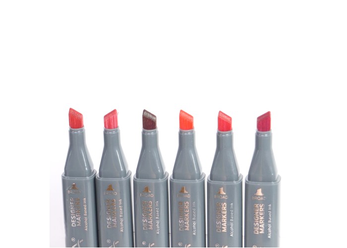 Sketch Markers άριστης ποιότητας 6τεμ Reds Sketch Markers άριστης ποιότητας 6τεμ Reds
