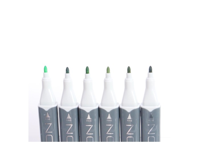 Sketch Markers άριστης ποιότητας 6τεμ Greens Sketch Markers άριστης ποιότητας 6τεμ Greens