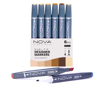 Sketch Markers άριστης ποιότητας 6τεμ Neutrals Sketch Markers άριστης ποιότητας 6τεμ Neutrals