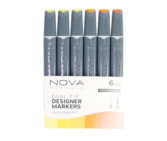 Sketch Markers άριστης ποιότητας 6τεμ Yellows/Oranges Sketch Markers άριστης ποιότητας 6τεμ Yellows/Oranges