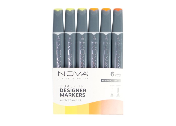 Sketch Markers άριστης ποιότητας 6τεμ Yellows/Oranges Sketch Markers άριστης ποιότητας 6τεμ Yellows/Oranges
