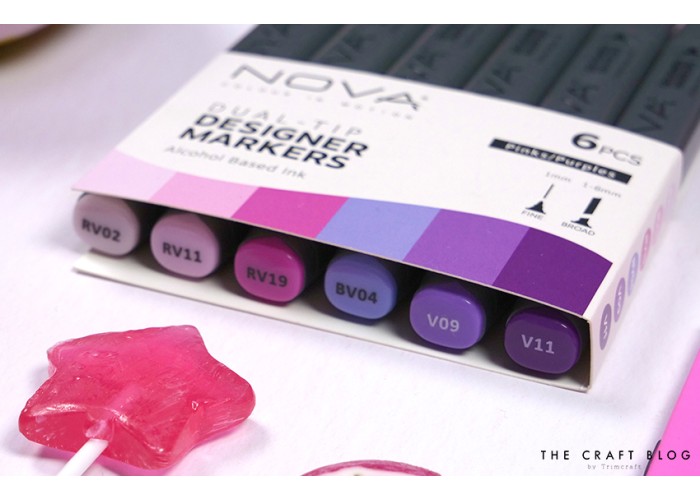 Sketch Markers άριστης ποιότητας 6τεμ Purples/Pinks Sketch Markers άριστης ποιότητας 6τεμ Purples/Pinks