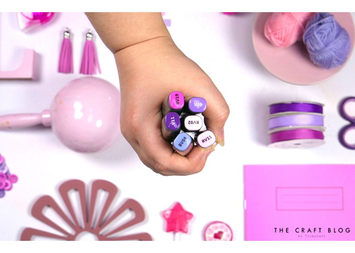 Sketch Markers άριστης ποιότητας 6τεμ Purples/Pinks Sketch Markers άριστης ποιότητας 6τεμ Purples/Pinks