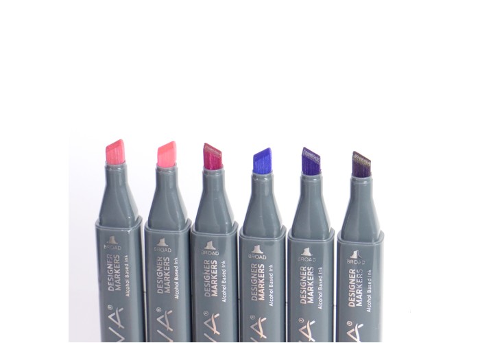Sketch Markers άριστης ποιότητας 6τεμ Purples/Pinks Sketch Markers άριστης ποιότητας 6τεμ Purples/Pinks