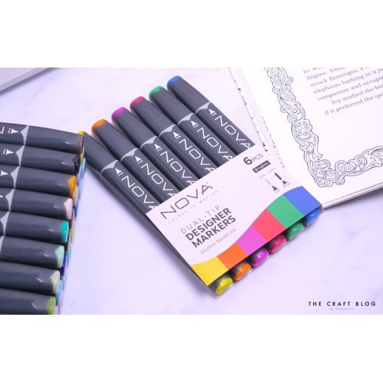Sketch Markers άριστης ποιότητας 6τεμ Brights Sketch Markers άριστης ποιότητας 6τεμ Brights