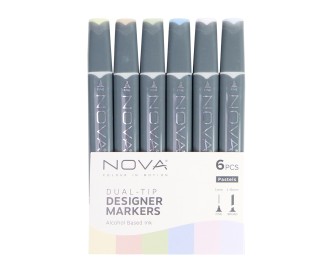 Sketch Markers άριστης ποιότητας 6τεμ Pastels Sketch Markers άριστης ποιότητας 6τεμ Pastels