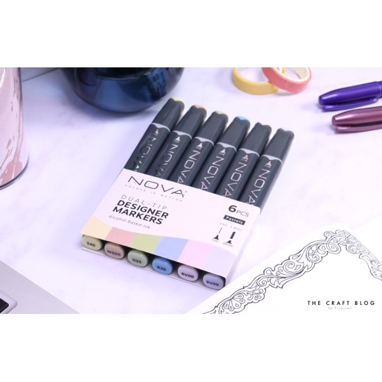 Sketch Markers άριστης ποιότητας 6τεμ Pastels Sketch Markers άριστης ποιότητας 6τεμ Pastels