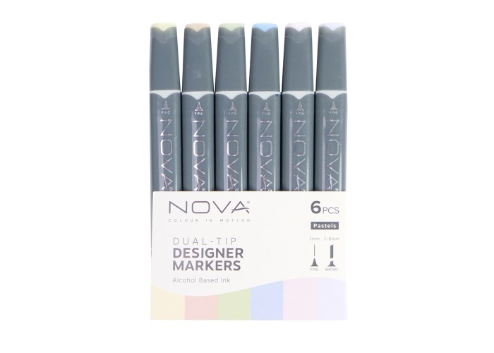 Sketch Markers άριστης ποιότητας 6τεμ Pastels Sketch Markers άριστης ποιότητας 6τεμ Pastels