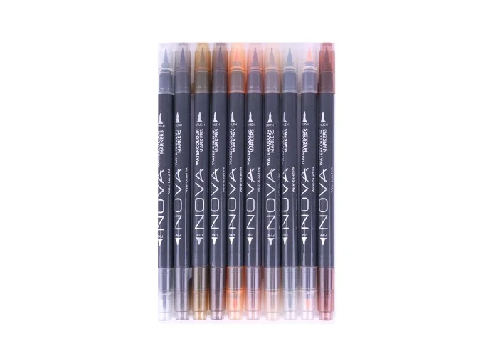 Dual Tip Watercolour μαρκαδόροι Neutral Tones 10τεμ