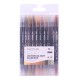 Dual Tip Watercolour μαρκαδόροι Neutral Tones 10τεμ Dual Tip Watercolour μαρκαδόροι Neutral Tones 10τεμ