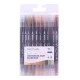 Dual Tip Watercolour μαρκαδόροι Neutral Tones 10τεμ