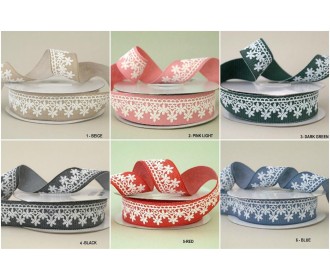 ΚΟΡΔΕΛΑ ΥΦΑΣΜΑΤΙΝΗ ΕΚΤΥΠΩΜΕΝΗ ΜΕ ΛΟΥΛΟΥΔΙΑ 25MMX10MET ΚΟΡΔΕΛΑ ΥΦΑΣΜΑΤΙΝΗ ΕΚΤΥΠΩΜΕΝΗ ΜΕ ΛΟΥΛΟΥΔΙΑ 25MMX10MET