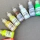 Χρώματα 3d για ύφασμα  με glitter  Nova 24 τεμ