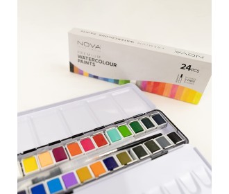 Watercolour Paints Nova  24 τεμ Watercolour Paints Nova  24 τεμ