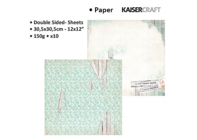 Χαρτόνι διπλής όψης 30cm x 30xm 150gr - placid Χαρτόνι διπλής όψης 30cm x 30xm 150gr - placid