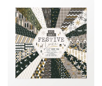 Σετ Χαρτόνια Χειροτεχνίας Festive Luxe 30cm X 30cm 24φ 200γρ  Σετ Χαρτόνια Χειροτεχνίας Festive Luxe 30cm X 30cm 24φ 200γρ