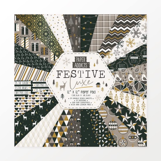 Σετ Χαρτόνια Χειροτεχνίας Festive Luxe 30cm X 30cm 24φ 200γρ Σετ Χαρτόνια Χειροτεχνίας Festive Luxe 30cm X 30cm 24φ 200γρ