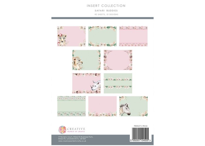 Σετ Χαρτόνια Α4 Paper Boutique Safari Buddies 40φ 120gr Σετ Χαρτόνια Α4 Paper Boutique Safari Buddies 40φ 120gr