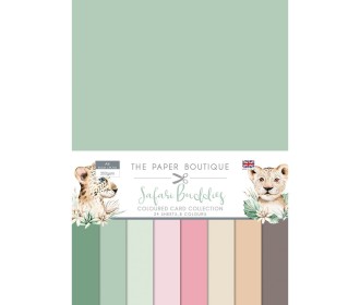 Σετ Χαρτόνια Α4 Paper Boutique Safari Buddies 24φ 200gr