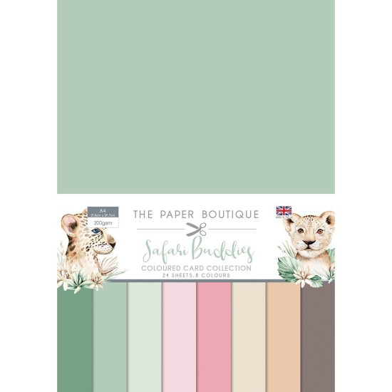 Σετ Χαρτόνια Α4 Paper Boutique Safari Buddies 24φ 200gr Σετ Χαρτόνια Α4 Paper Boutique Safari Buddies 24φ 200gr